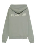FLÂNEUR logo-embroidered hoodie