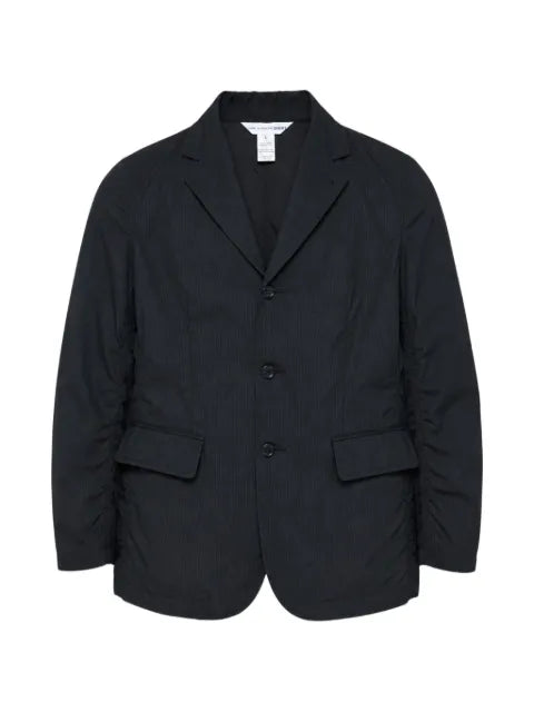 Comme Des Garçons Shirt ruched pinstripe jacket