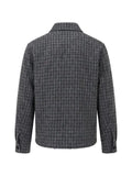 Moncler check-pattern button-up jacket