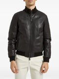THE JACK LEATHERS leather bomber jacket